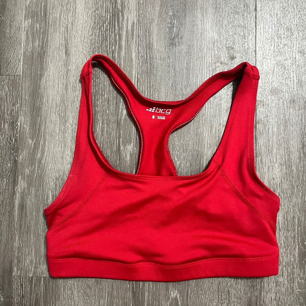 BCG Red Sports Bra | Size: Small